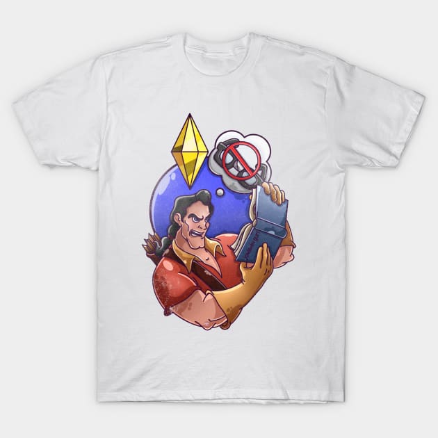 Gaston x Sims Vintage Look T-Shirt by The Gumball Machine